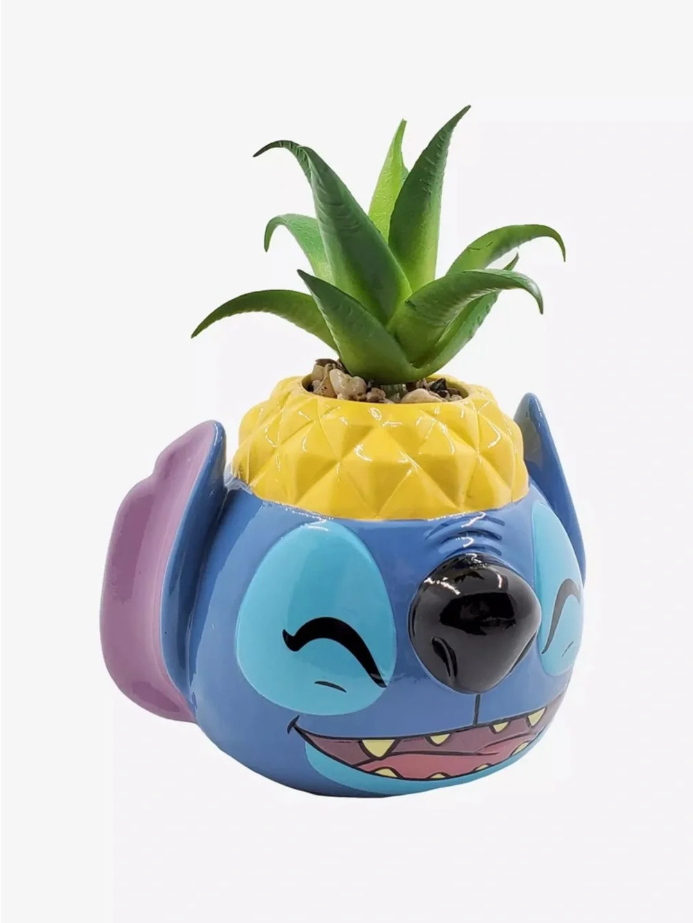 Hot Topic x Disney Lilo & Stitch Pineapple Head Mini Planter